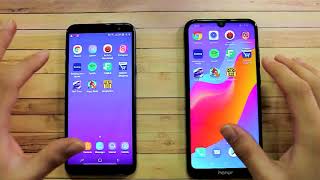 Samsung Galaxy J6 Vs. Honor 8A - Speed Test