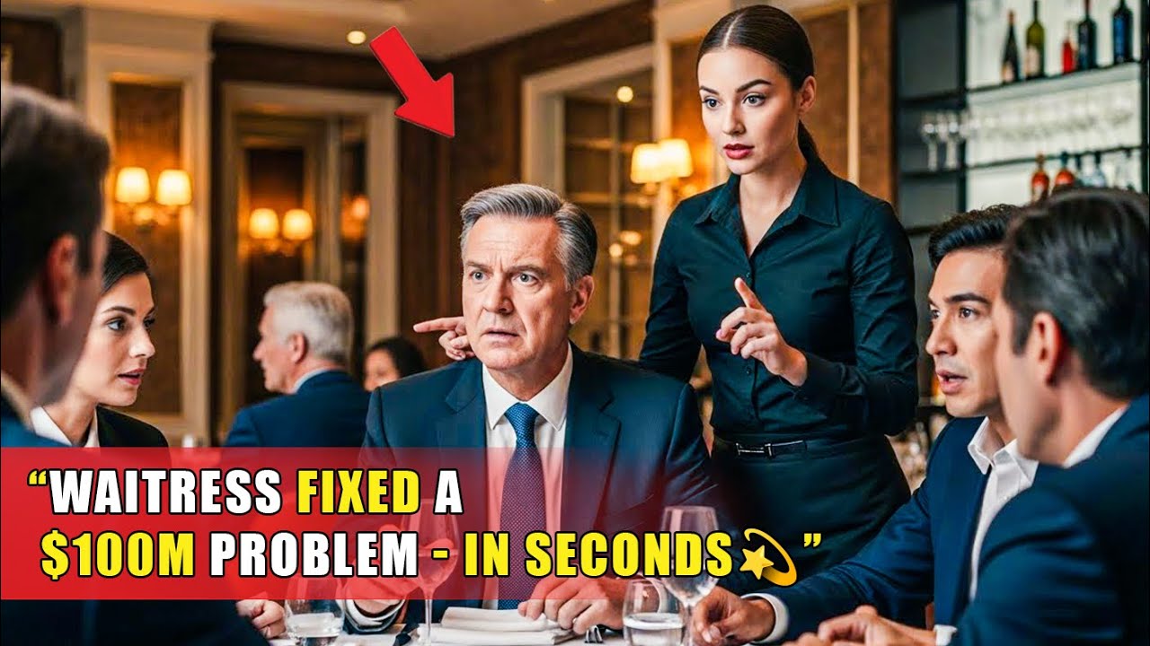 Waitress Fixed $100M Problem in Seconds. What the Billionaire CEO Did Next Stunned the Whole Company