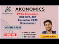 UGC NET-JRF Dec 2025 | Detailed discussion | Economics | Akonomics | Questions 51-150 | Akshay sir
