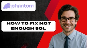 How To Fix Not Enough SOL Issue Phantom Wallet (full guide)