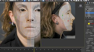 face modeling in 3ds max part 02