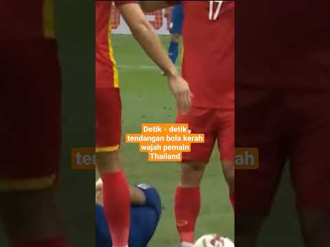 Thailand vs Vietnam || pelatih dapat kartu kuning #shorts