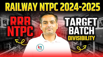 RRB NTPC Target Batch | Divisibility | Rakesh Yadav Sir | Careerwill Railway #rrbgroupd #rpf #ntpc