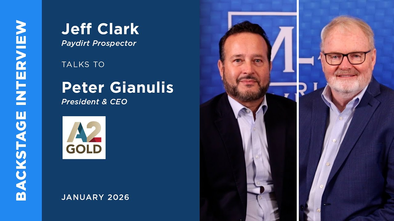 Peter Gianulis of A2 Gold Inc. talks to Jeff Clark at the Jan 2026 Metals Investor Forum