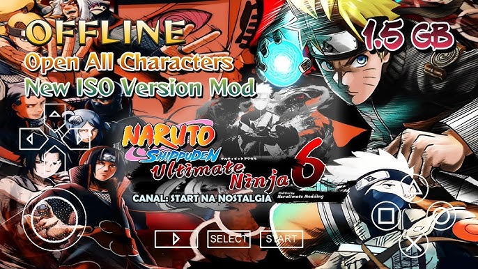 Naruto Shippuuden: Ultimate Ninja Storm 5 PPSSPP ISO Download in