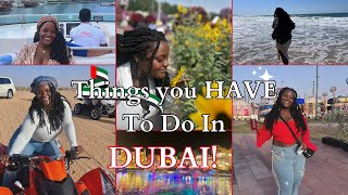 WEEK IN DUBAI! | ATV riding, Miracle Garden, Global Village, Burj Khalif, Yacht Breakfast | VLOG