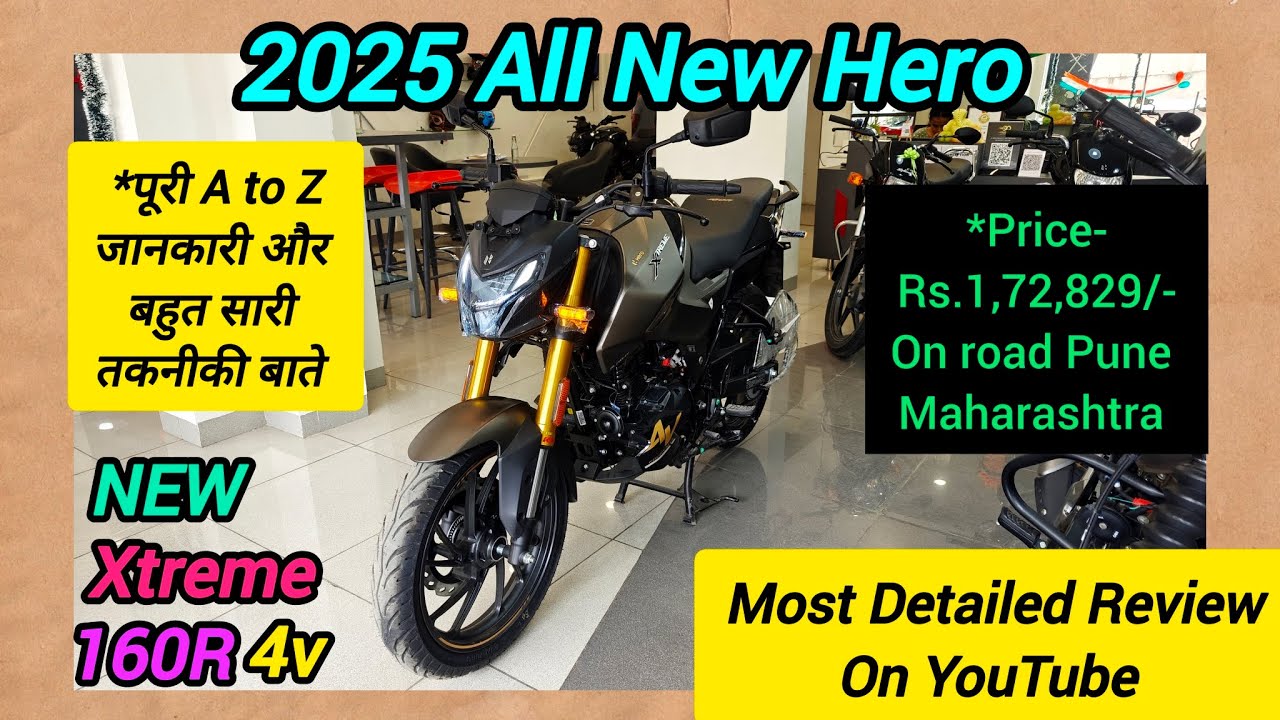 2025 All New Hero | Xtreme 160R 4v 🔥| Most Detailed Review 😊
