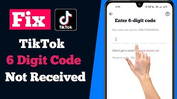 How To Fix Tiktok 6 Digit Code Not Received Problem (2025) | Tiktok Verification Code Problem