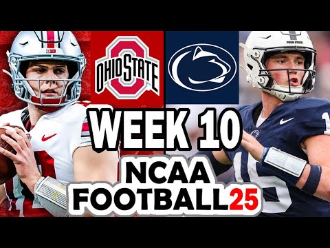 Ohio State at Penn State - Week 10 Simulation (2024 Rosters for NCAA 14 ...