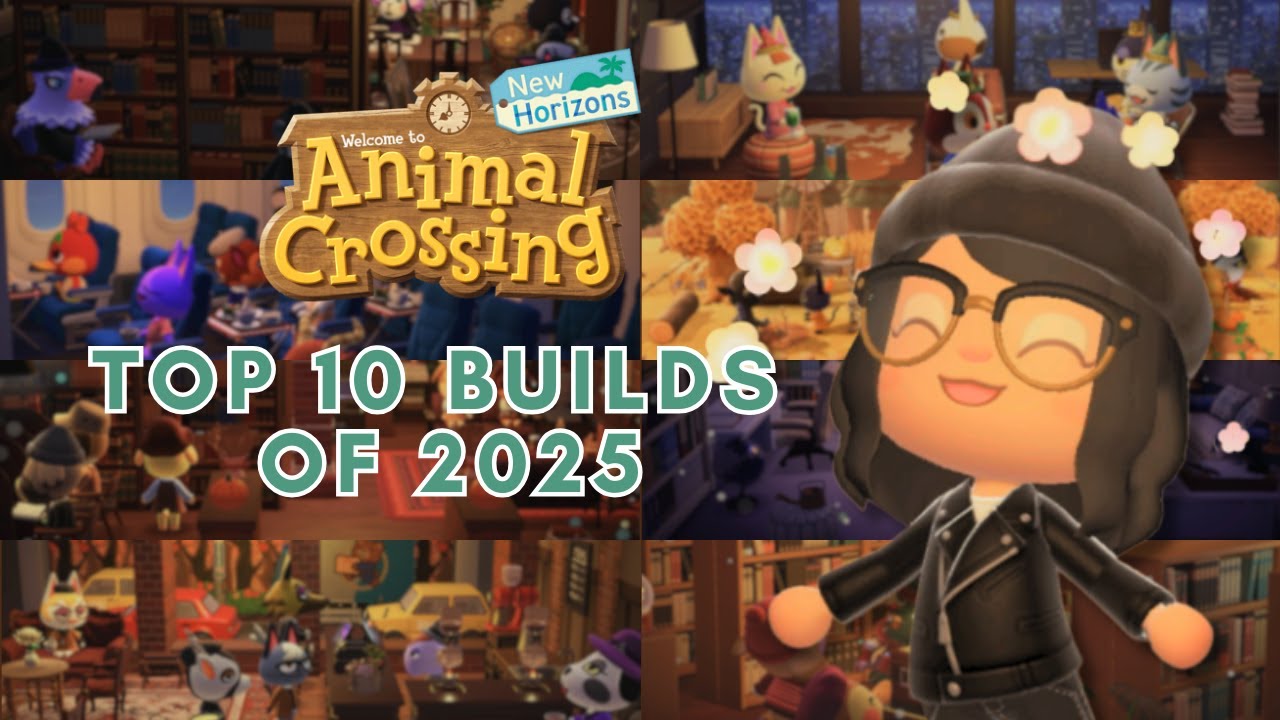Мои любимые постройки 2025 года 🤍 Animal Crossing New Horizons 🏝 Постройки в стиле «Счастливый до...