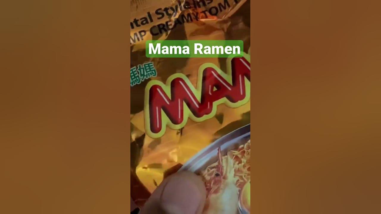 Making Mama Ramen noodles 