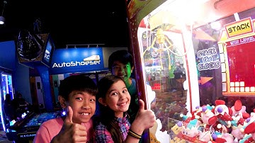 Kids Play a Bunch Of Games At The Amusement Center: Rocky, Piper, Doc, E.L., M&M & The Maestro