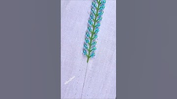 Most trending hand embroidery beads work😍 #handbroidery #embroidery #handembroidery