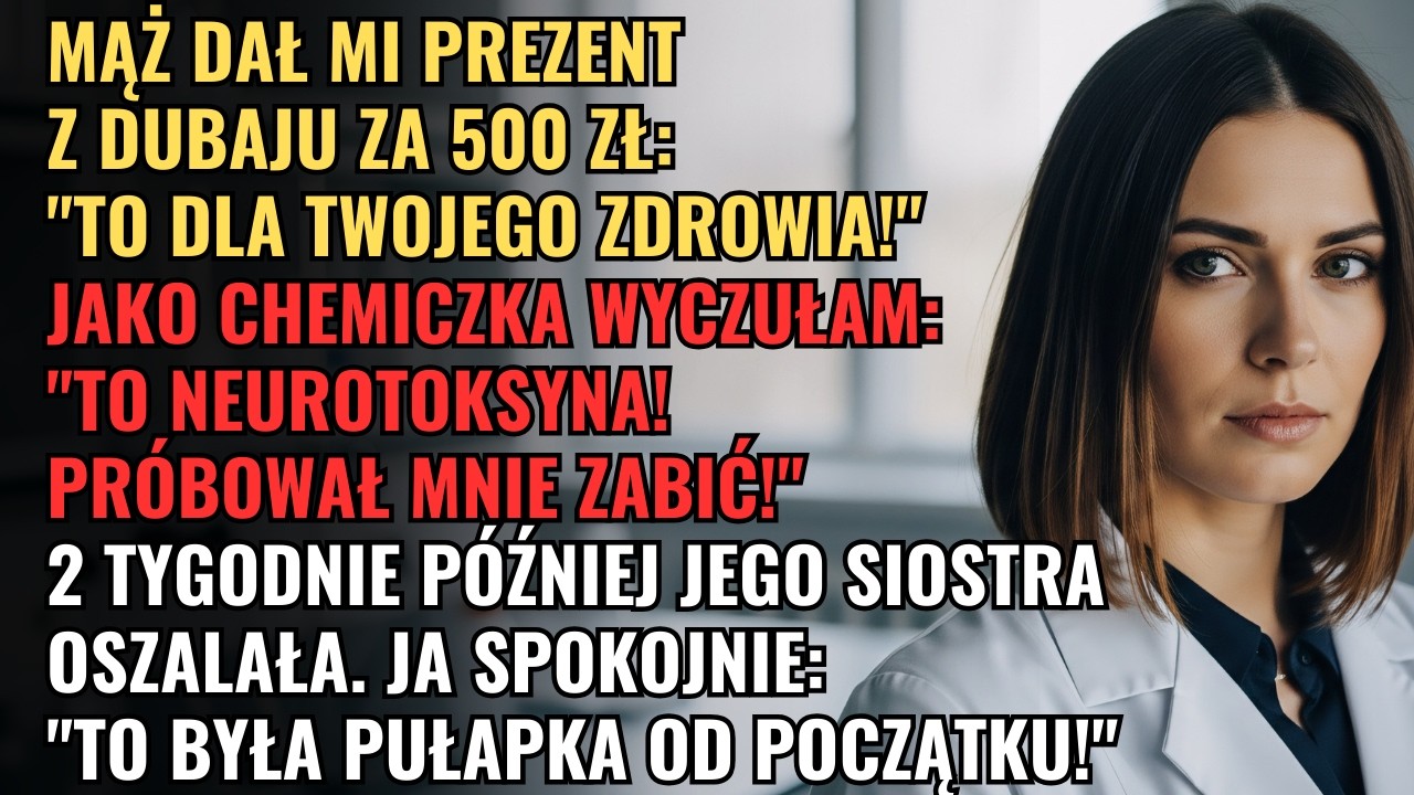 Mąż Dał Mi Prezent 🎁 Ale Ścierał Odciski Palców Natychmiast Opracowałam Plan Zemsty ⚖️