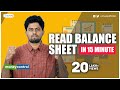 How to Read Balance Sheet on Moneycontrol? (Hindi) Part 1