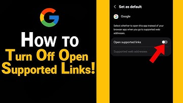 How to Turn Off Open Supported Links on Google [NEW]