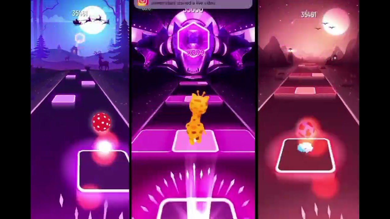 Tiles Hop | Hallman - Heard The Stars | 3 IN 1 