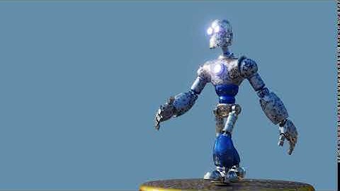 my robot create by BLENDER 2.83