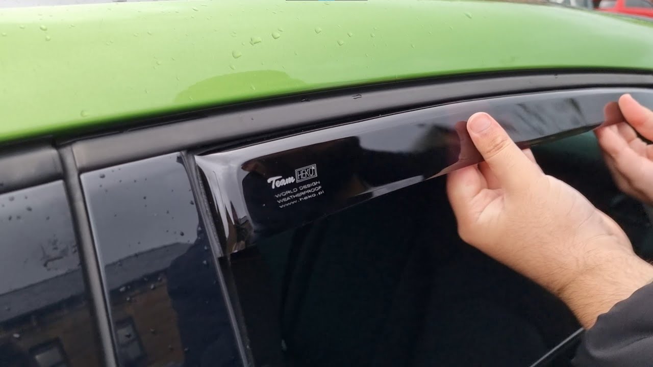 EASY INSTALL Wind Deflectors YouTube