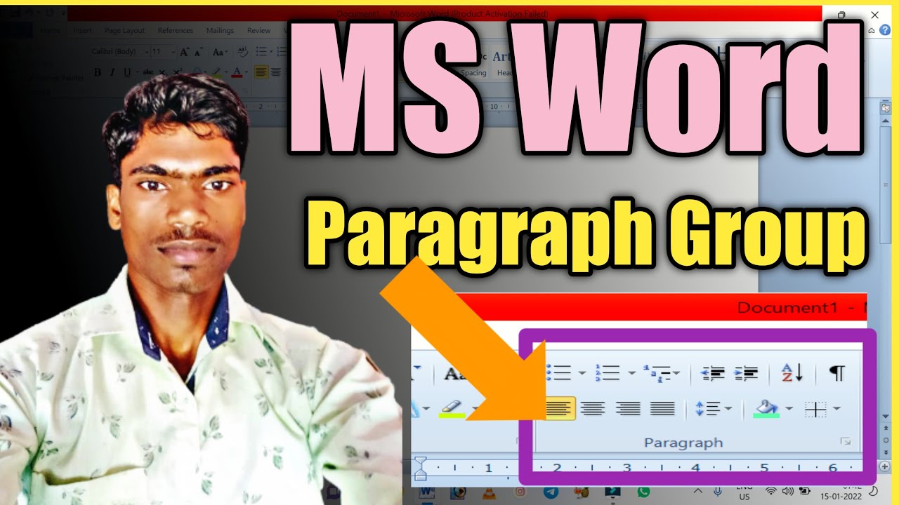 MS Word Paragraph Group How To Use MS Word Paragraph Group in Hindi MS Word Paragraph Border Color