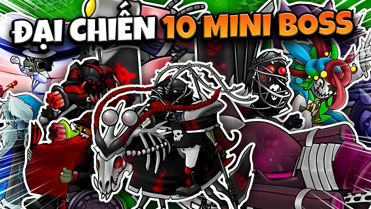 Plants Vs Zombies RH FUSION VIỆT HÓA - ĐẠI CHIẾN 10 MINI BOSS LUYỆN NGỤC GACHA FUSION 3.0