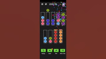 Ball Sort Puzzle Level 20 solution,  Ball Sort Puzzle - Color Games, EasyFun Puzzle Game Studio