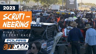 Scrutineering | Tatts Finke Desert Race | 2023 Polaris Motorsport Australia Off Road Championship