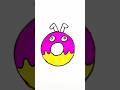 Easy Donut Drawing for Kids | Cute &amp; Sweet #ytshort #ytshorts #viral #shorts #art