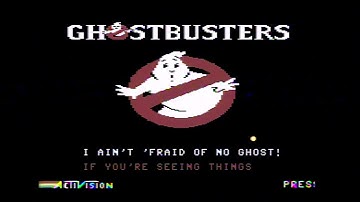 ghostbusters C64 intro