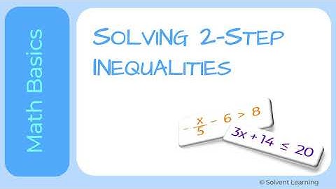 Solving Two-Step Algebra Inequalities