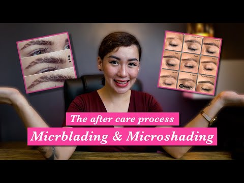 MICROBLADING AFTER CARE PROCESSES