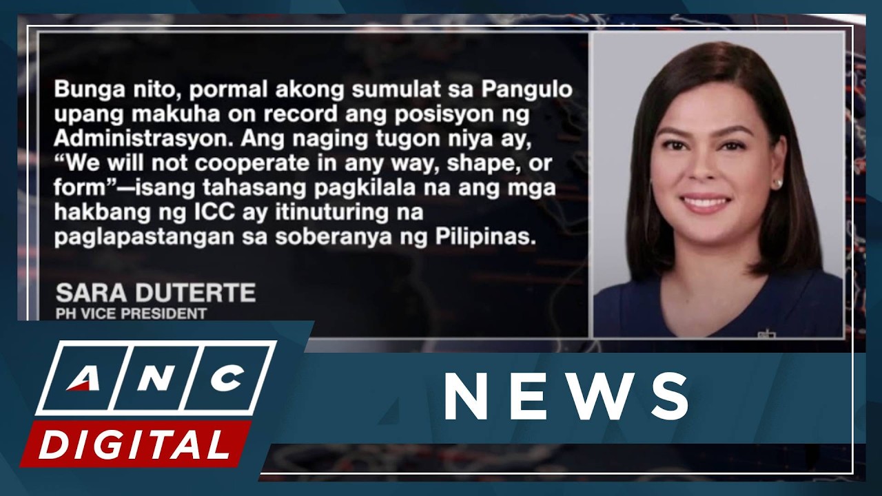 VP Duterte commends courage of ex-military personnel for speaking up about corruption in gov't | ANC