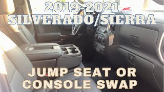 20192021 Silverado/Sierra Full Center Console or Jump Seat Swap