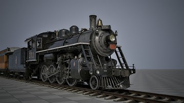 Animated Steam Train Overview | Unreal Engine 5