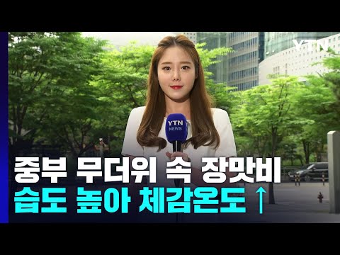 [날씨] 높은 습도, 체감온도↑...중부 장맛비, 남부는 소나기 / YTN