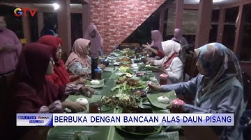 Nikmatnya Berbuka Puasa Sambil Makan Bancaan Alas Daun Pisang #BuletiniNewsMalam 19/04