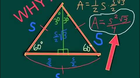 Area of Equilateral Triangles & Regular Hexagons