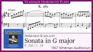 Scarlatti: Sonata in G major, K. 260/L. 24 [Horowitz 1967]