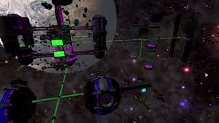 Cyberpunk Space Traffic - Traders and Drones screenshot 2