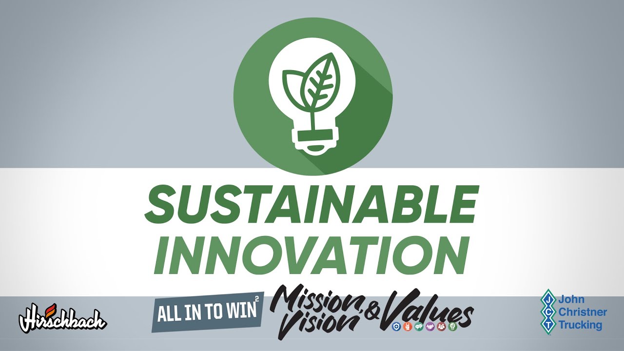 Sustainable Innovation - Mission, Vision and Values Series - YouTube