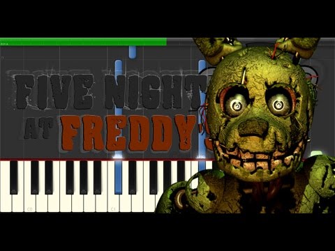 Five Nights At Freddy S 3 Don T Go Good Ending Theme Piano Tutorial Synthesia Youtube - roblox piano dont go fnaf 3 good ending