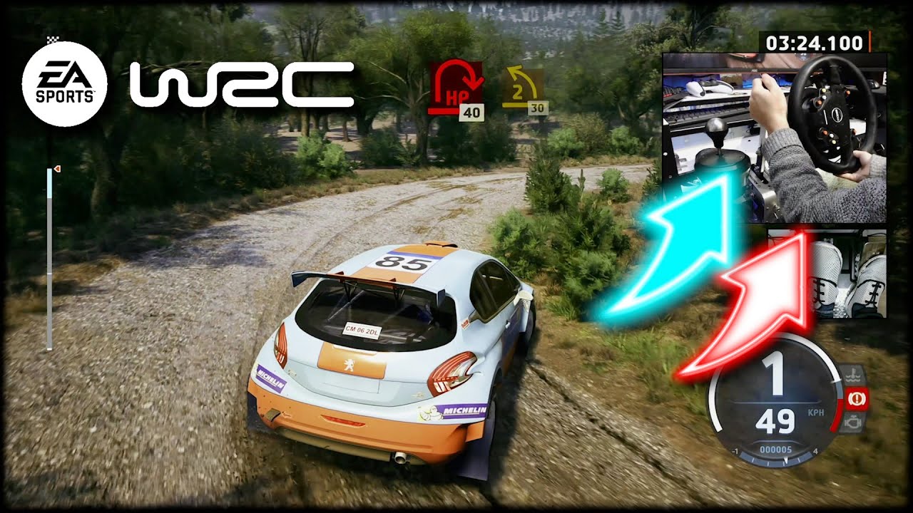 Peugeot 208 Rally Chile / Thrustmaster shifter + handbrake EA Sports WRC