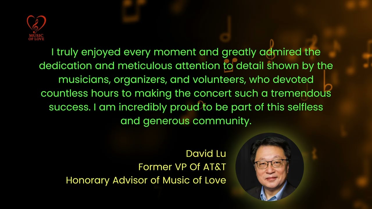 A Heartfelt Thank You | Music of Love Charity Concert Community