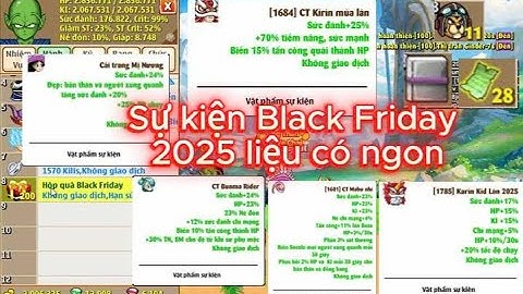Ngọc rồng online - Sự kiện Black Friday 2025 có gì hottt