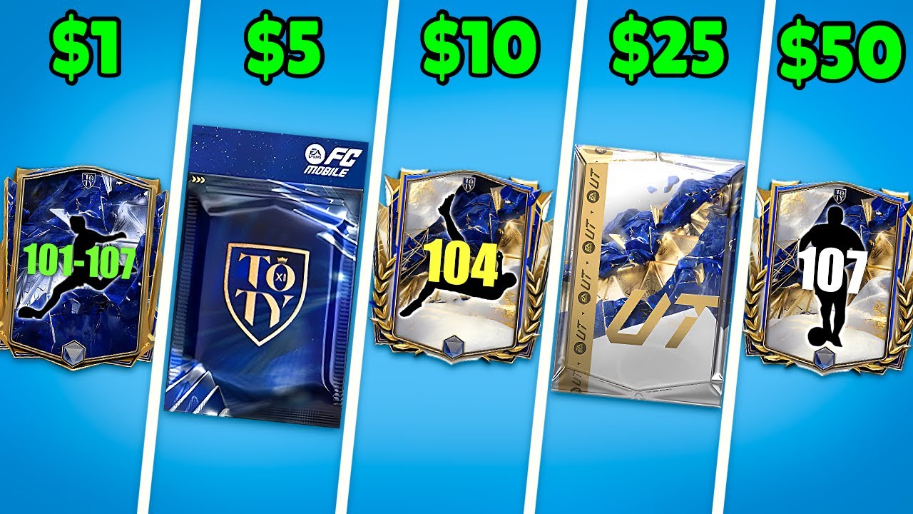 I Opened Every TOTY Pack In FC Mobile