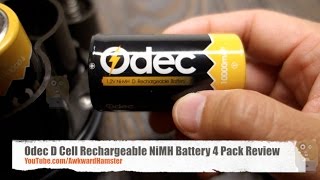 Odec D Cell Rechargeable Nimh Battery 4 Pack Review