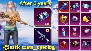 new premium crate opening pubg mobile”new 500 Classic crates opening M416 glacier after 6 years ❄️🥹 screenshot 1
