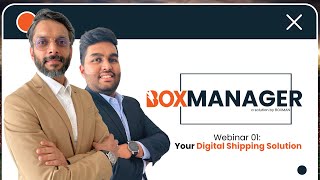 A Digital Shipping Solution is here! BOXMANAGER