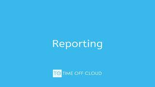 Famous Time Off Cloud HR Training - Reporting Profile