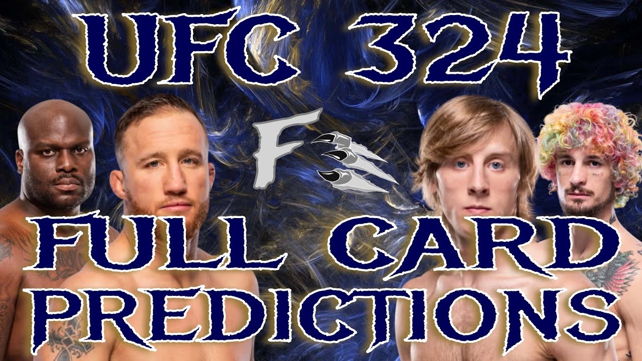 UFC 324 FULL CARD PREDICTIONS